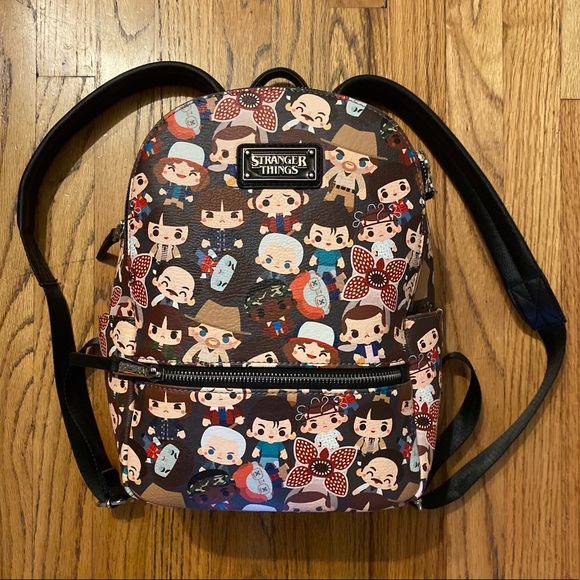 stranger things chibi backpack